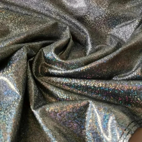 Drawstring One Piece Swimsuit (Color: Metallic) - Picture 4 of 5